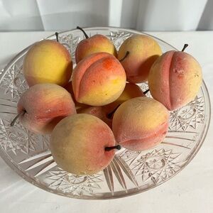 Vintage Fuzzy Artificial Peaches
